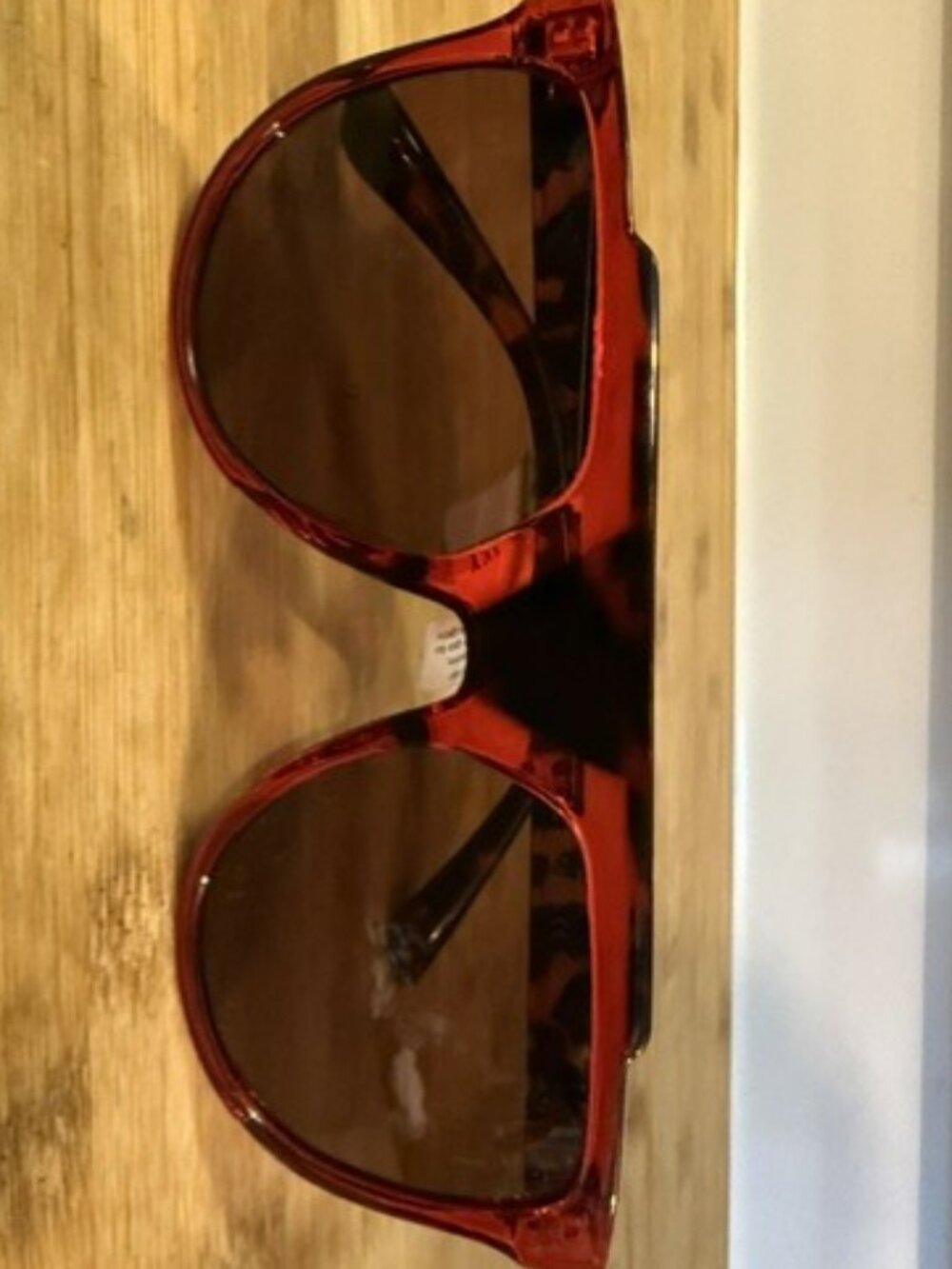 I-SEA Flat Top Red Aviator Sunglasses - Picture 14 of 16